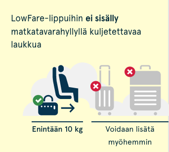 Norwegianin uudet matkatavarasäännöt