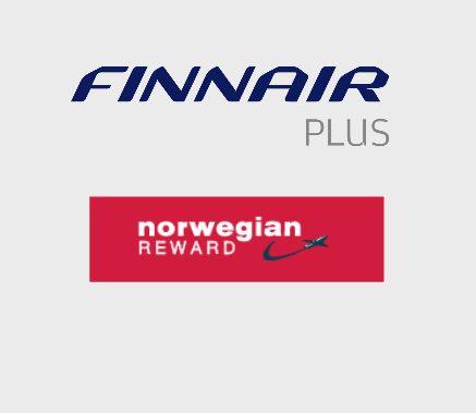 Finnair Plus tai Norwegian Reward lentopisteitä myös Top 10 kautta varatuista lennoista