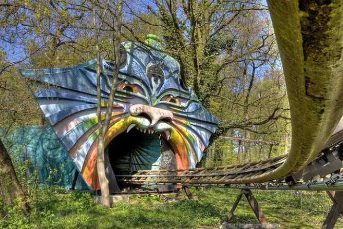 Berliinissä sijaitseva Spreepark on huvipuisto